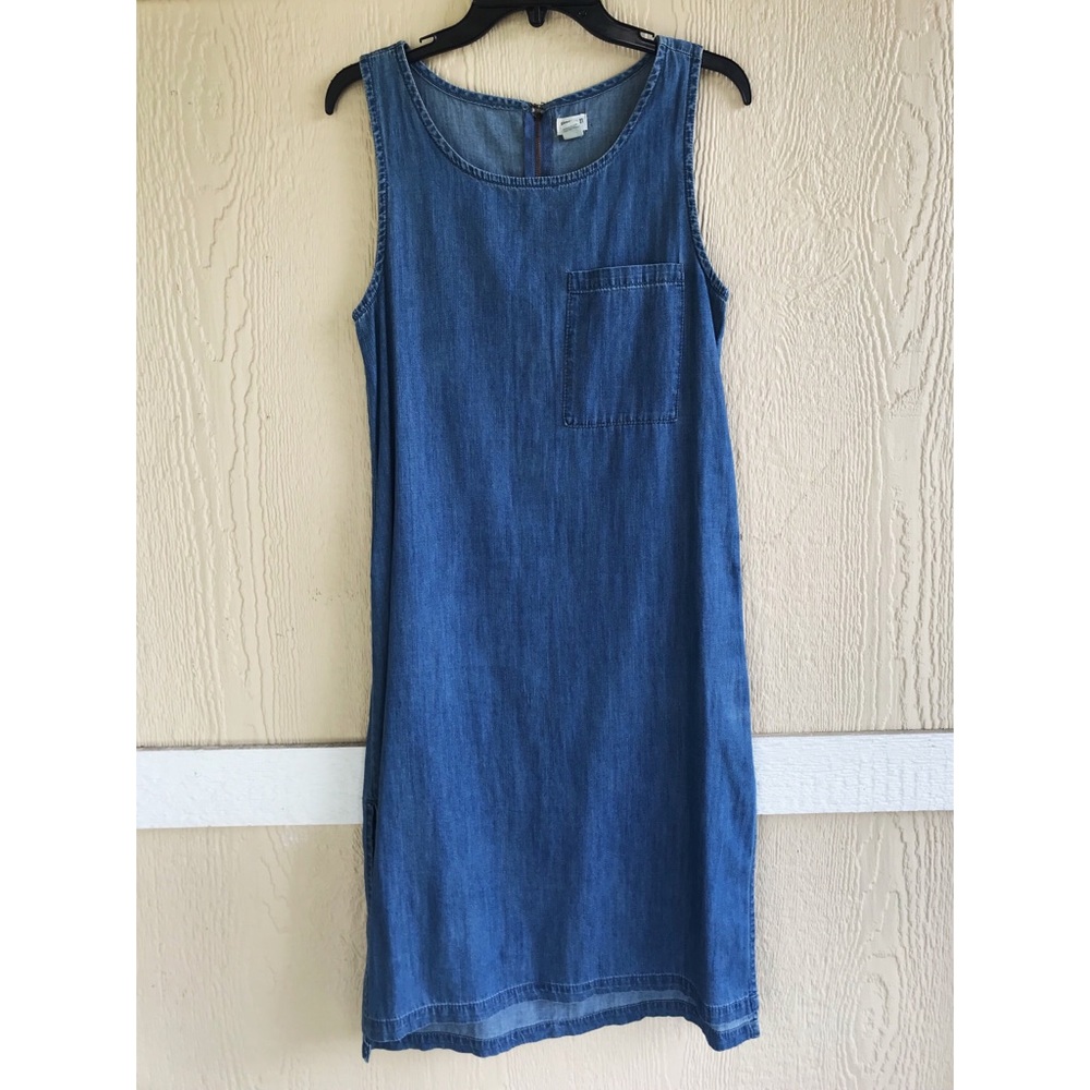 Blue denim forever 21 jumper dress